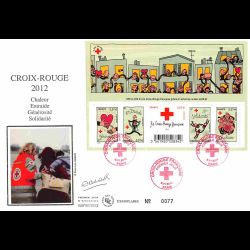 FDC GF soie - Bloc croix...