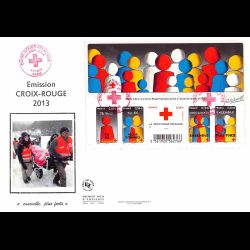 FDC GF soie - Croix rouge...