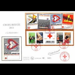 FDC GF soie - Bloc croix...