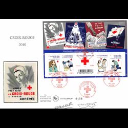 FDC GF soie - Croix rouge...