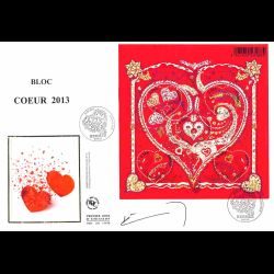 FDC GF soie - Bloc coeur...