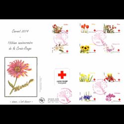 FDC GF soie - Carnet croix...