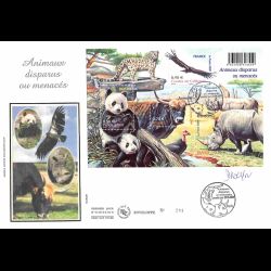FDC GF soie - Bloc animaux...