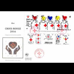 FDC GF soie - Bloc croix...