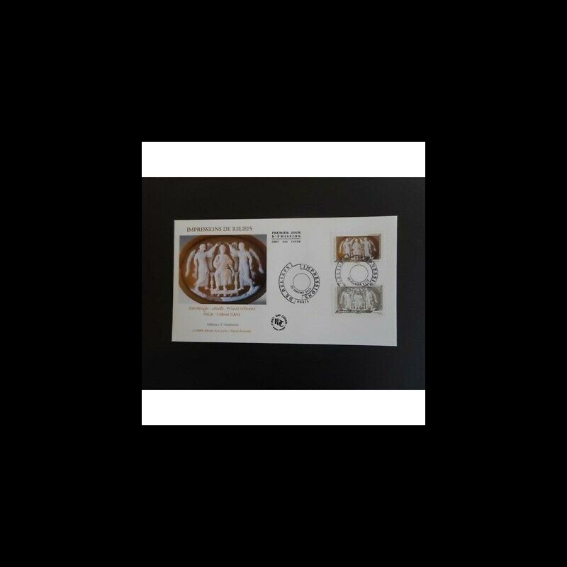 FDC - Impressions de reliefs, Sardonyx, oblit 20/1/2012 Paris