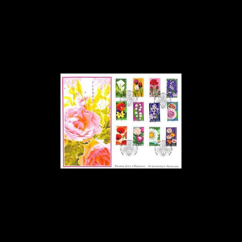 FDC GF LNF - Carnet 2012 - Dites le avec des fleurs - oblit Paris 10/2/2012