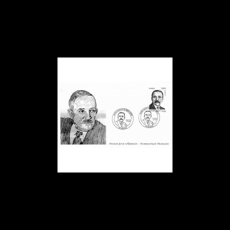 FDC LNF - Henri Queuille, homme politique, oblit 17/2/2012 Neuvic