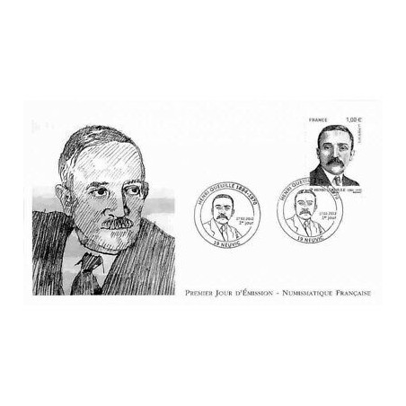 FDC LNF - Henri Queuille, homme politique, oblit 17/2/2012 Neuvic