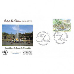 FDC - André Le Nôtre, bassin de l'Encelade, oblit 31/5/13 Versailles