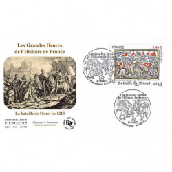 FDC - Histoire de France, bataille de Muret en 1213, oblit 8/11/2013 Muret