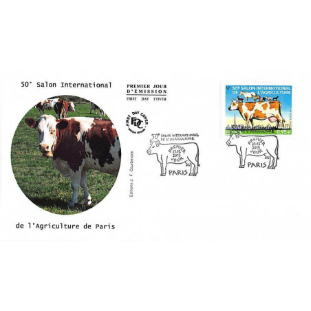 FDC - 50e salon international de l'agriculture de Paris - oblit 23/2/2013 Paris