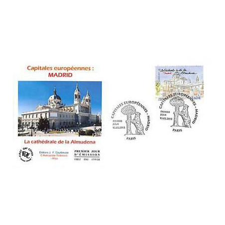 FDC - Madrid, la Cathédrale de la Almudena, oblit 15/3/13 Paris
