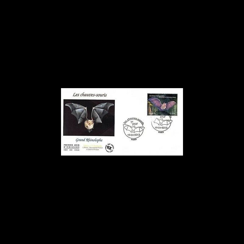 FDC - Les chauves-souris, grand Rhinolophe, oblit 19/4/13 Paris