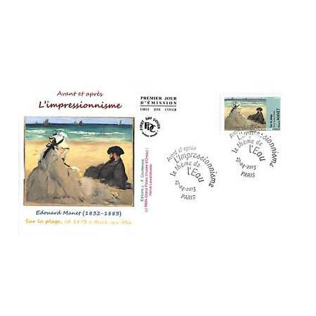 FDC - Impressionnisme, Edouard Manet, oblit 27/4/13 Paris