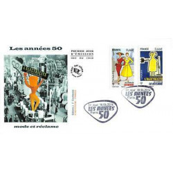 FDC - Les années 50, mode et réclame, oblit 18/6/14 Paris