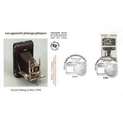 FDC - Appareils photo, Girard, Folding, le rêve de 1902, oblit 9/11/14 Paris