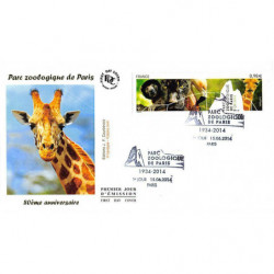 FDC - Parc zoologique de Paris, oblit 15/6/14 Paris