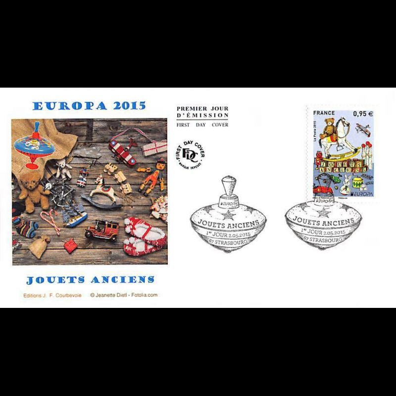 FDC JF - Europa 2015, jouets anciens, 2/5/2015 Strasbourg