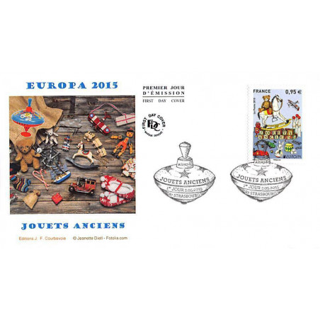 FDC JF - Europa 2015, jouets anciens, 2/5/2015 Strasbourg