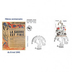 FDC JF - 70ème anniversaire du 8 mai 1945 - 7/5/2015 Reims