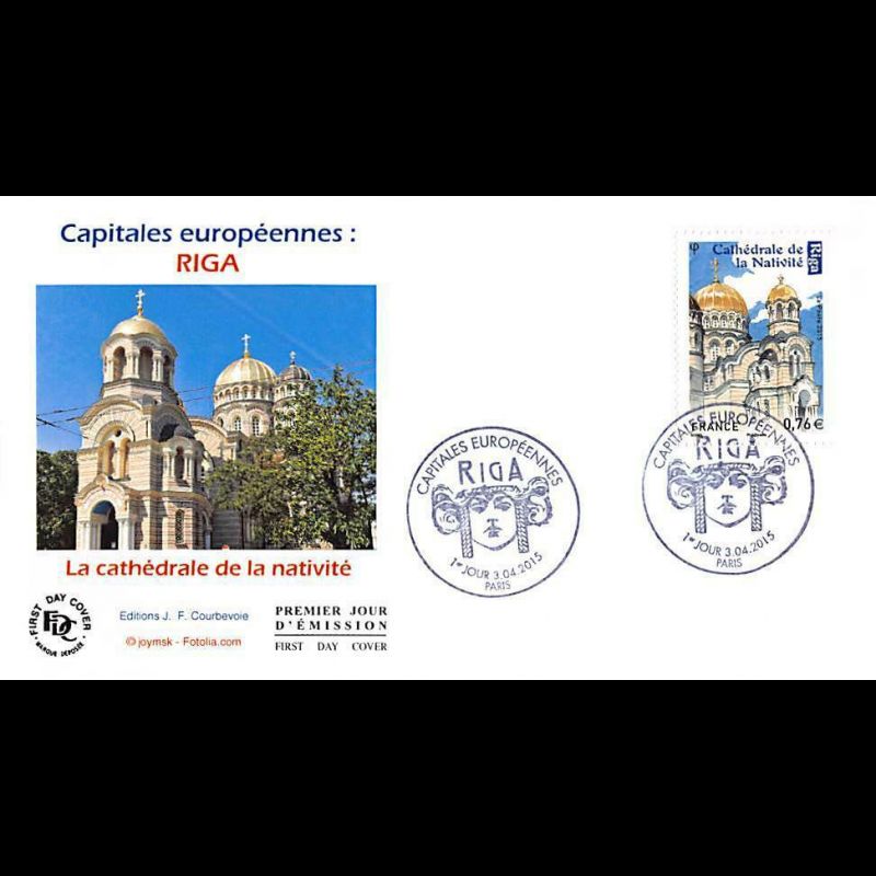 FDC JF - Riga, cathédrale de la nativité - 3/4/2015 Paris