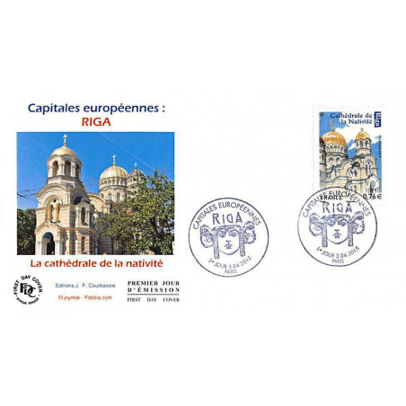 FDC JF - Riga, cathédrale de la nativité - 3/4/2015 Paris