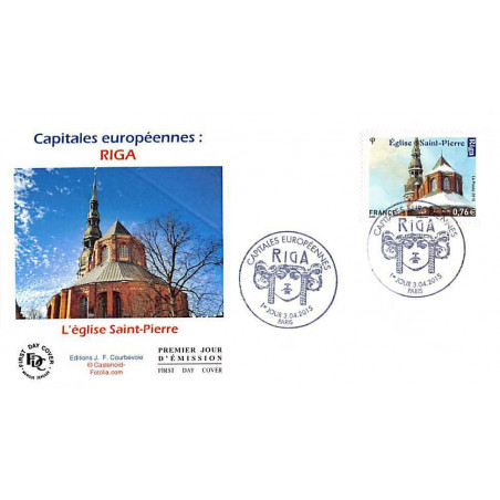 FDC JF - Riga, église Saint-Pierre - 3/4/2015 Paris