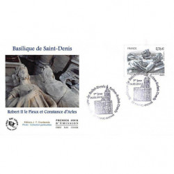 FDC JF - Basilique de Saint-Denis, Robert II et Constance d'Arles - 14/3/2015