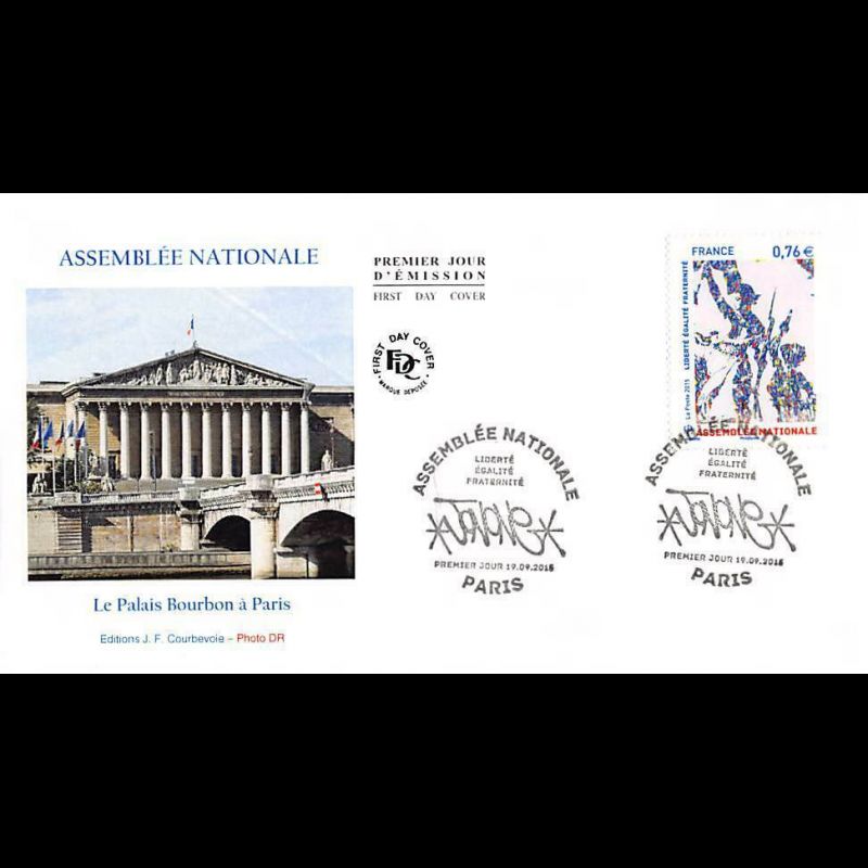 FDC JF - Assemblée nationale. Palais Bourbon à Paris - 19/9/2015 Paris