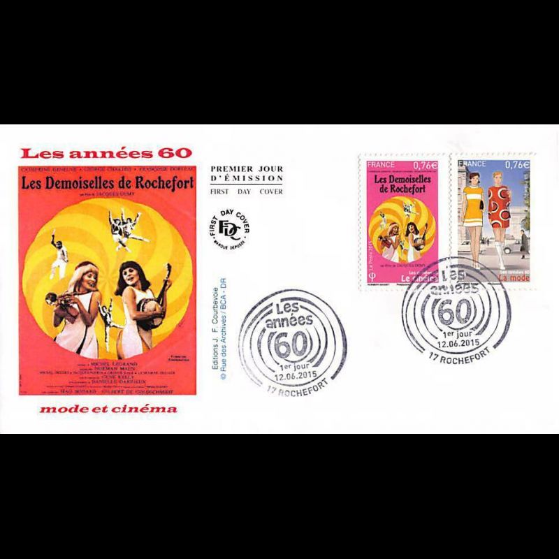 FDC JF - Les années 60. Mode et cinéma - 12/6/2015 Rochefort