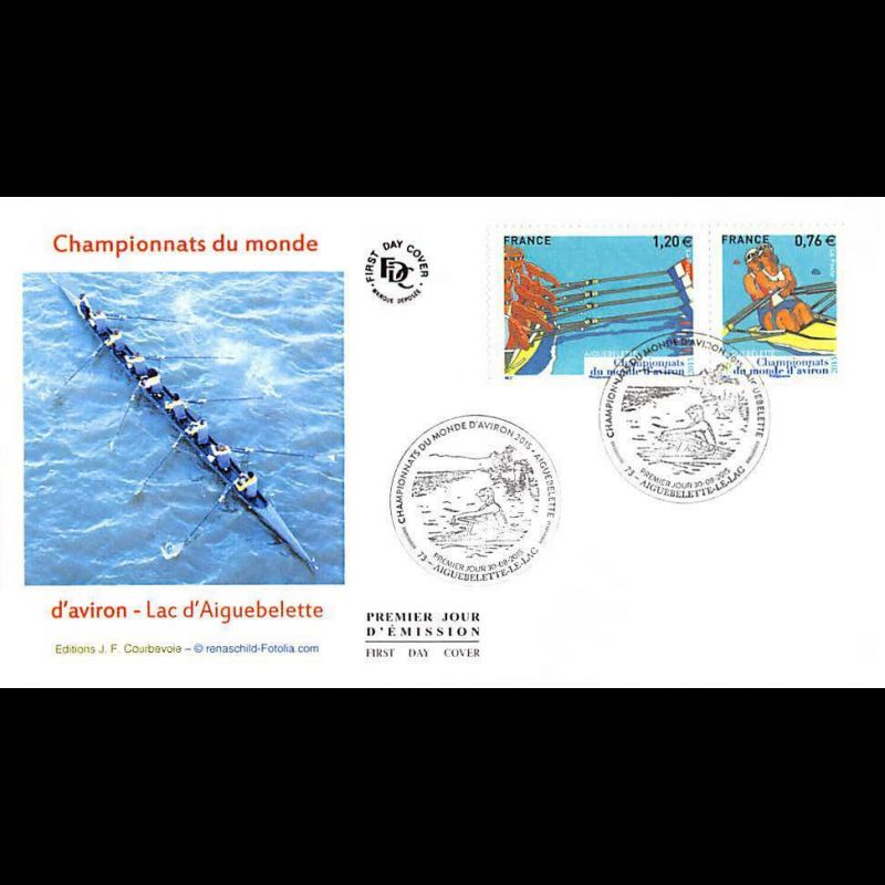 FDC JF - Championnats du monde d'aviron - 30/8/2015 Aiguebelette le lac