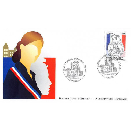 FDC LNF - 50 ans service central d'état civil, 5/6/2015 Nantes
