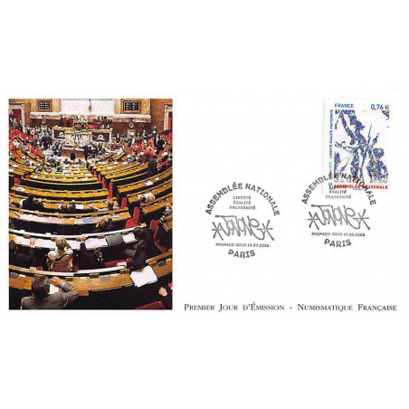 FDC LNF - Assemblée nationale, oblit 19/9/2015 Paris