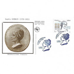 FDC soie - Sophie Germain,...