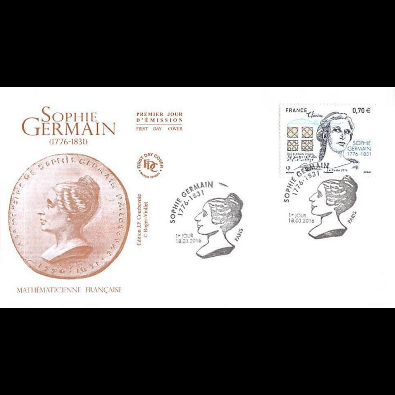 FDC JF - Sophie Germain, mathématicienne française - 18/3/2016 Paris