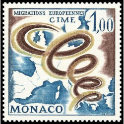 Timbre de Monaco N° 728...