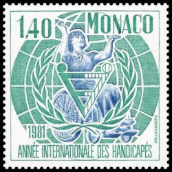 Timbre de Monaco N° 1276...