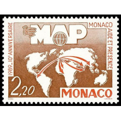 Timbre de Monaco N° 1704...
