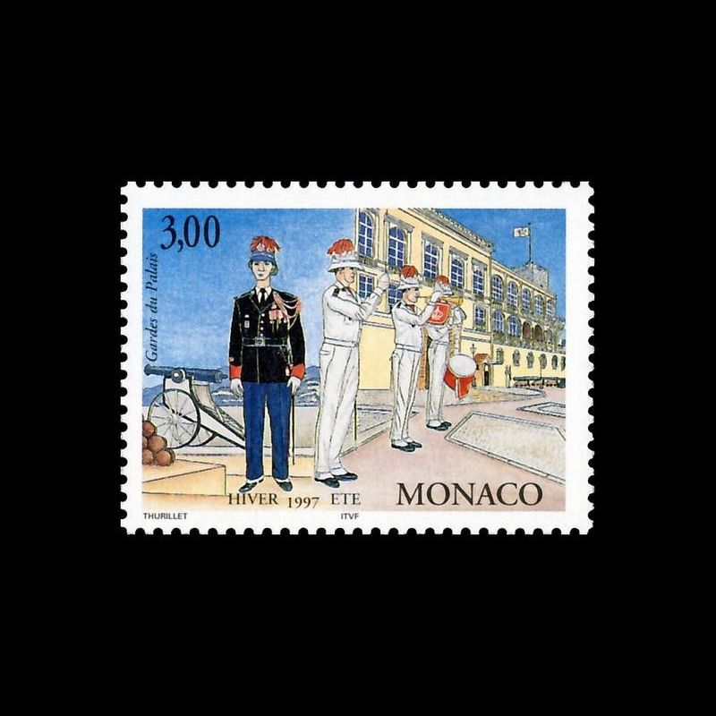 Timbre Monaco PA N° 97a (Violet Clair) + Normal – Neuf** / 1974