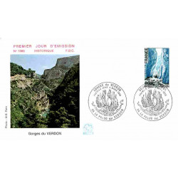 FDC n° 1063 - Les Gorges du...