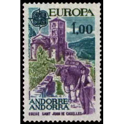 Timbre d'Andorre Français...