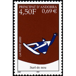 Timbre d'Andorre Français...