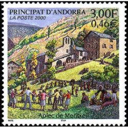 Timbre d'Andorre Français...