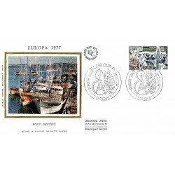 FDC soie - Europa - "Port...