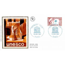 FDC soie - UNESCO (S60) -...