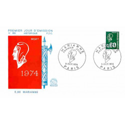 FDC n° 892 - Marianne 60 c...