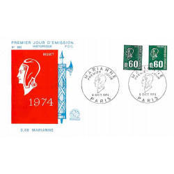 FDC n° 892 - Marianne 60 c...