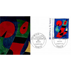 FDC PAC - Miro, oeuvre...