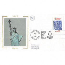 FDC soie - Centenaire de la...