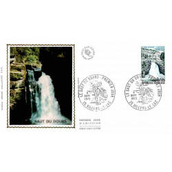 FDC soie - Le saut du Doubs...